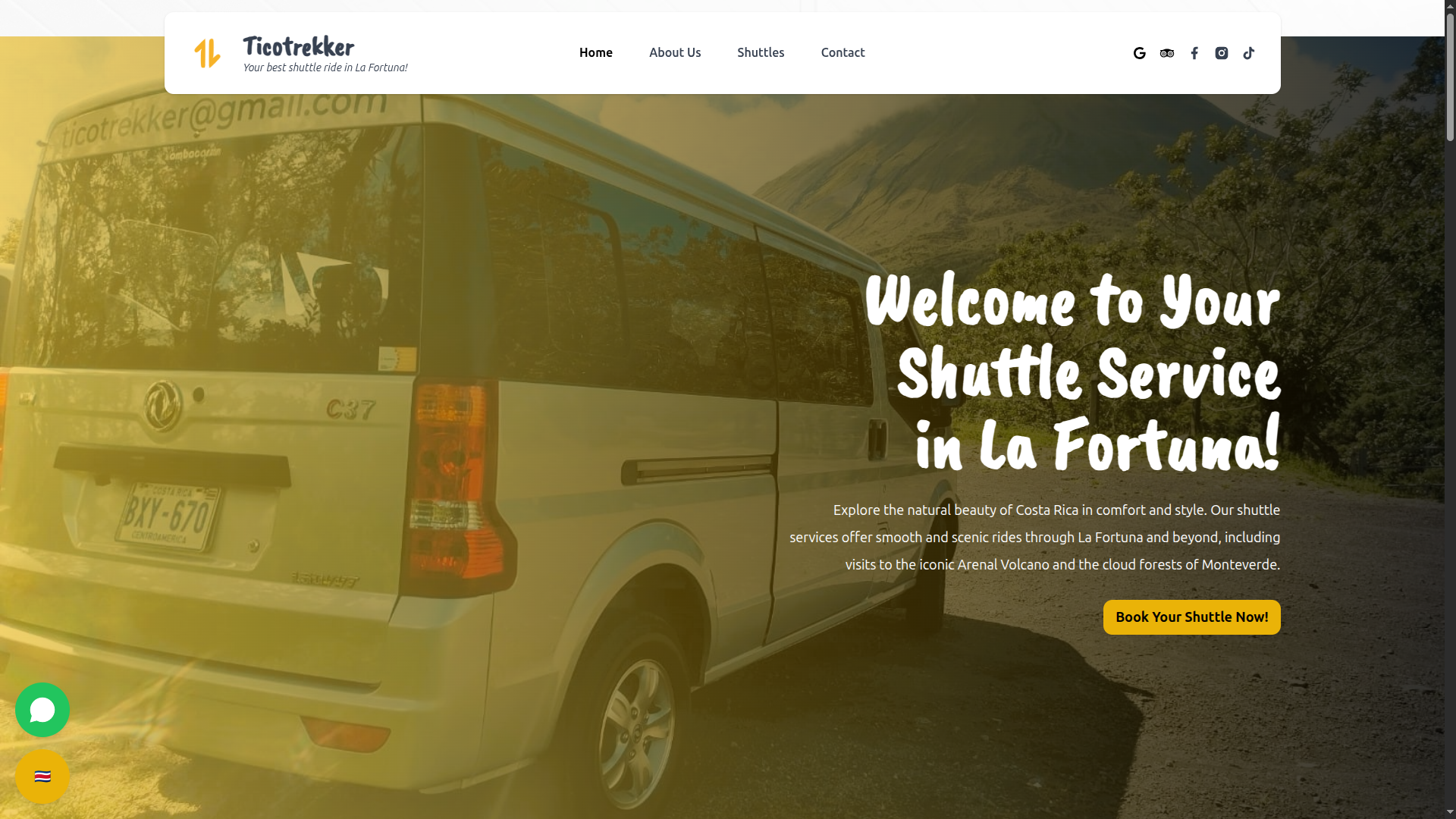 Tico Trekker site